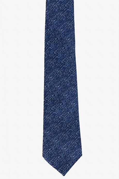 Patterned Navy-Blue Tie 4A2124200047LAM