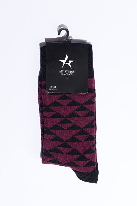 Patterned Gray-Anthracite Socks 4A2523100014GAT