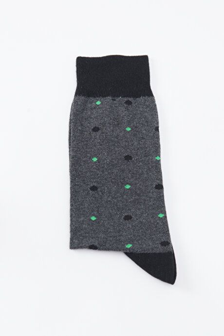 Patterned Socket Anthracite-Black Socks 4A2523100015ASH