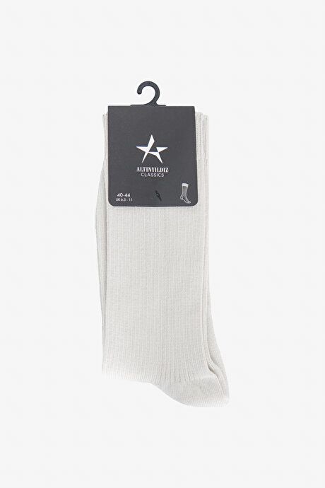 Single Roving Light Gray Socks 4A2524100210AGR