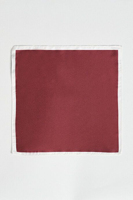 Patternless Burgundy Handkerchief 4A2923100001BRD