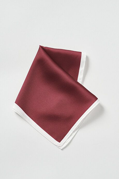 Patternless Burgundy Handkerchief 4A2923100001BRD