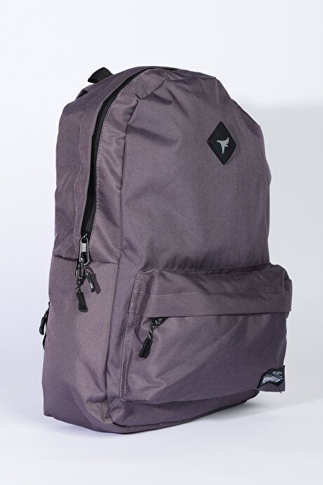 School- Gray Backpack with Logo 4A3623200011GRI