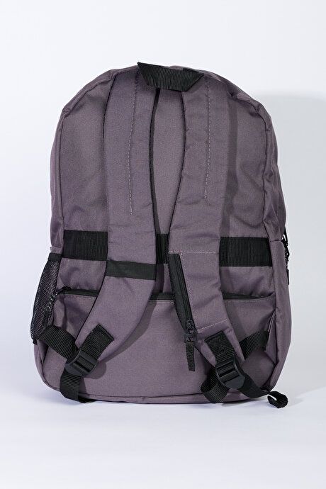 School- Gray Backpack with Logo 4A3623200011GRI