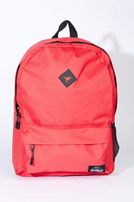 School- Red Backpack with Logo 4A362323200011KIR