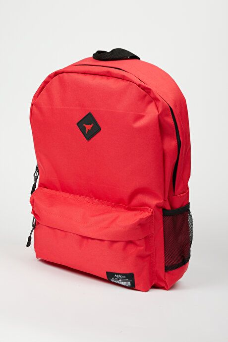 School- Red Backpack with Logo 4A362323200011KIR