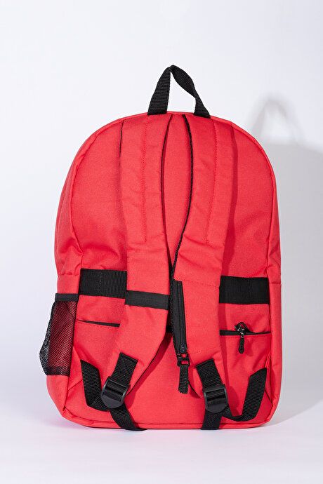 School- Red Backpack with Logo 4A362323200011KIR