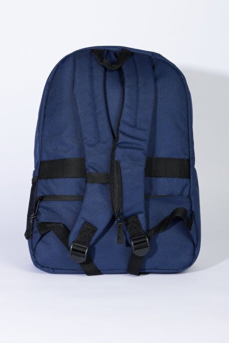 School-Navy Blue Backpack with Logo 4A3623200011LAC