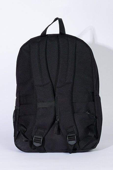 School-Black Backpack with Logo 4A3623200011SYH