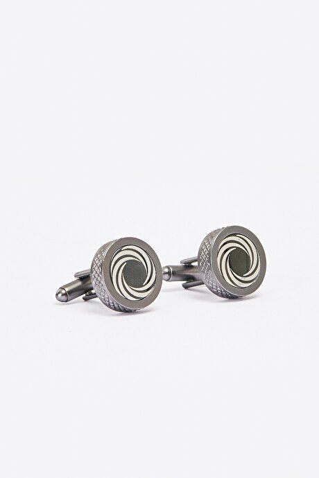 Metal Gray Cufflink 4A3821200032GRI