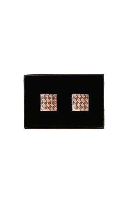 Metal Gray-Brown Cufflink 4A3821200035GRK