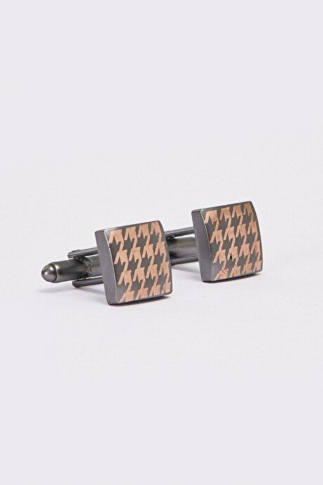 Metal Gray-Brown Cufflink 4A3821200035GRK