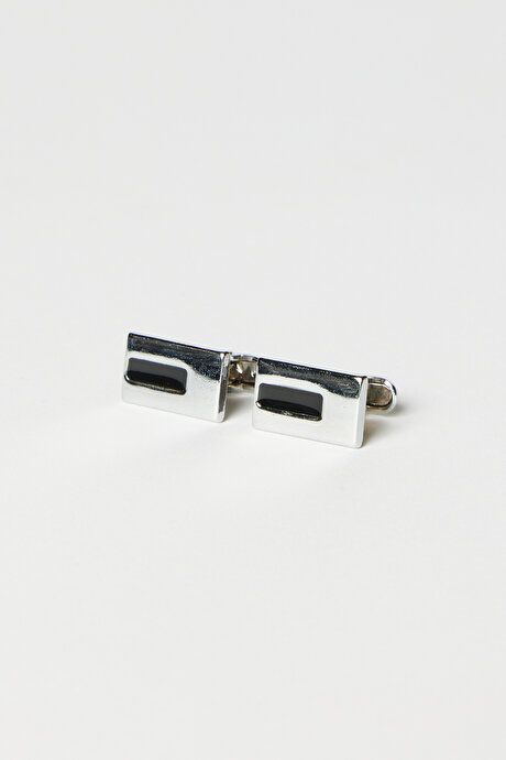 Metal Black-Grey Cufflink 4A3823200013syg