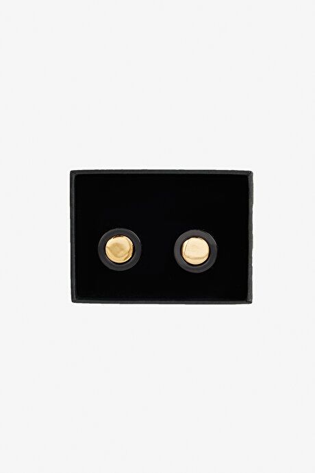 Metal Black-Yellow Cufflink 4A382323200014SSR