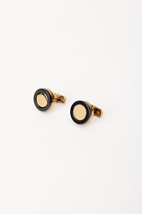 Metal Black-Yellow Cufflink 4A382323200014SSR