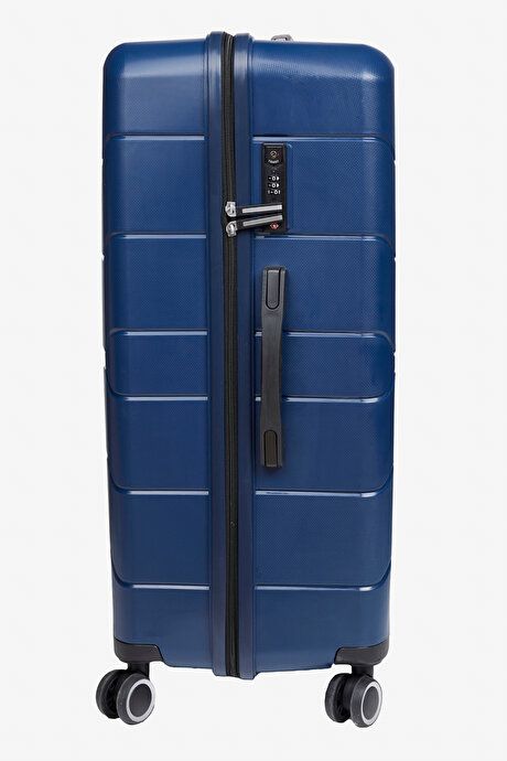 Oversized Navy Blue Suitcase 4A462525100055LAC