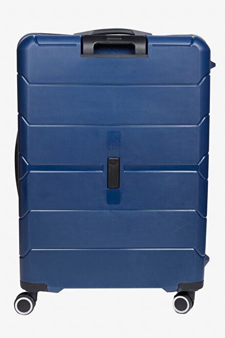 Oversized Navy Blue Suitcase 4A462525100055LAC