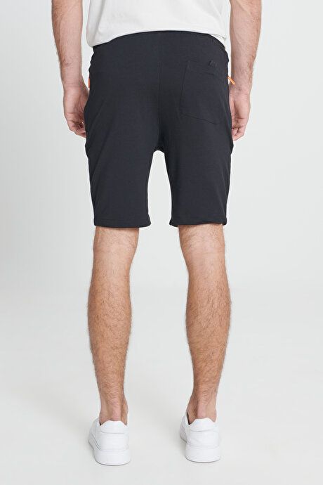 Standard Fit Regular Fit Cotton Pocket Black Shorts 4A9523200001SYH