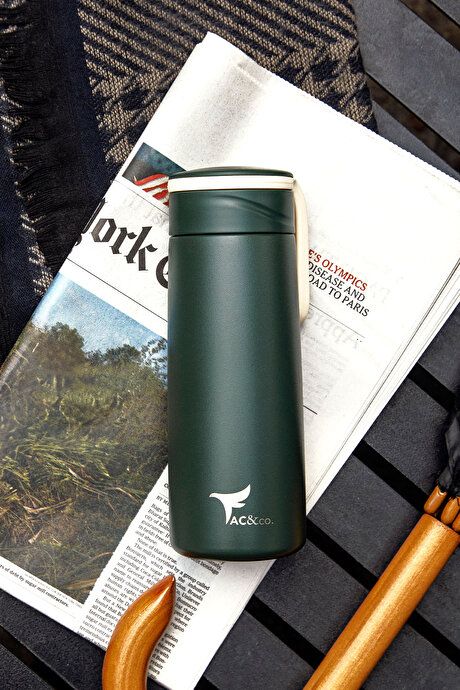 Stainless Steel Vacuum Sealed 350 Ml Green Thermos ET8124100007YSL